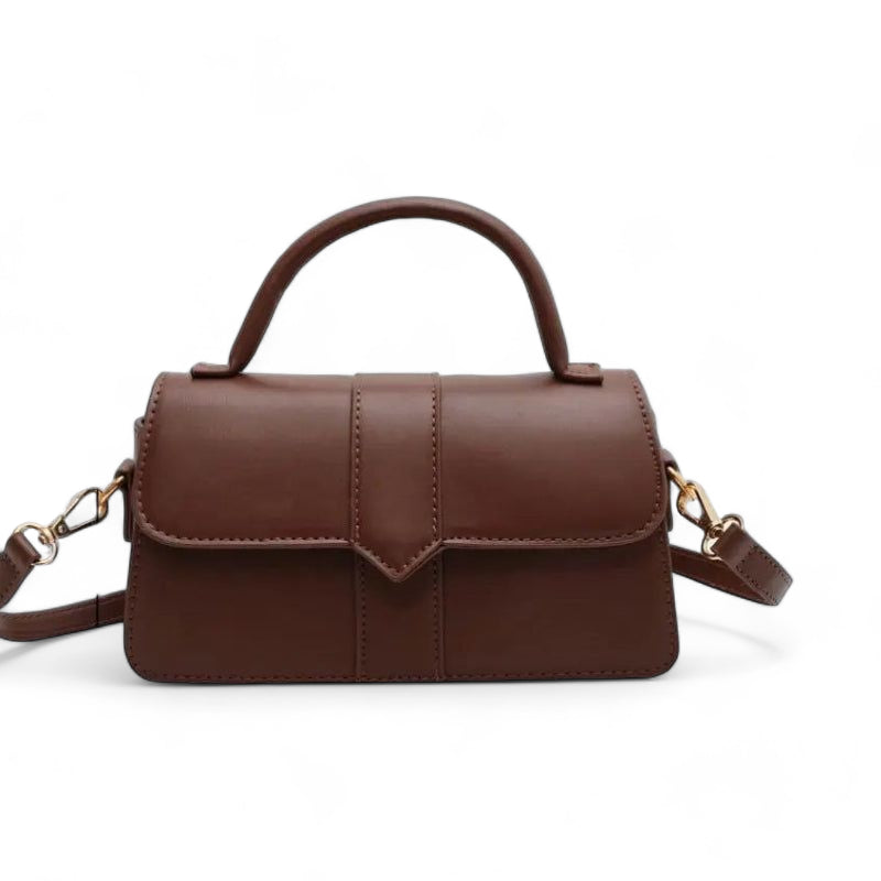 Pu Leather Shoulder Bag For Women Handbag - Fashion Crossbody Bags Vintage  Underarm Bag Square Satchel (Black)