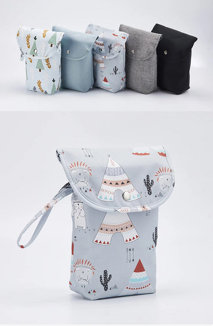 New waterproof and reusable baby diaper bag, baby handbag, large capacity mommy diaper storage bag wholesale