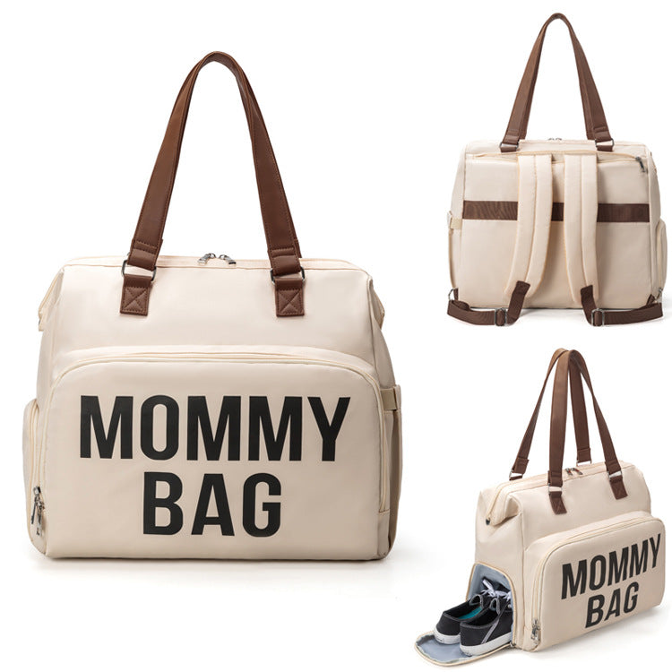 Mommy Bag High-capacity Handheld One Shoulder Oblique Cross Bag Outgoing Convenient Multi Functional Fashion Mother and Baby Bag