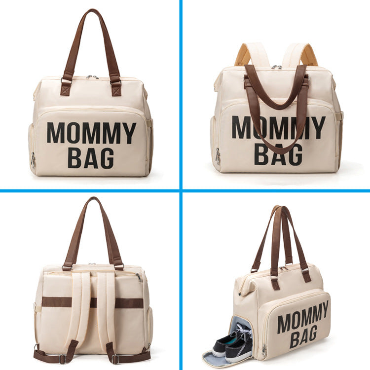 Mommy Bag High-capacity Handheld One Shoulder Oblique Cross Bag Outgoing Convenient Multi Functional Fashion Mother and Baby Bag