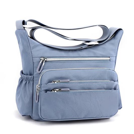 Kadınlar için omuz çantası çanta naylon su geçirmez CrossBody çanta bayan askılı çanta