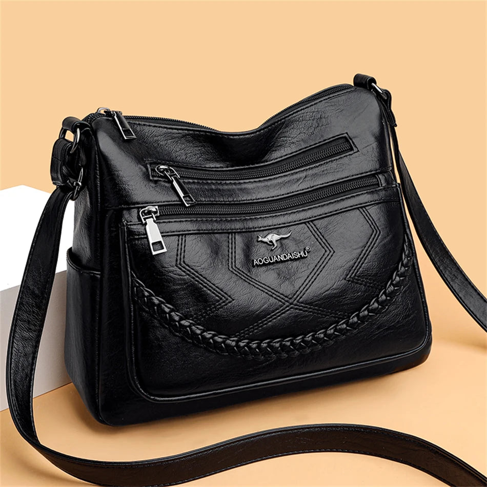 Soft PU Leather Luxury Handbags Purses Women Bags Designer Shoulder Crossbody Bag for Female Branded 2023 Trend Messenger Bags