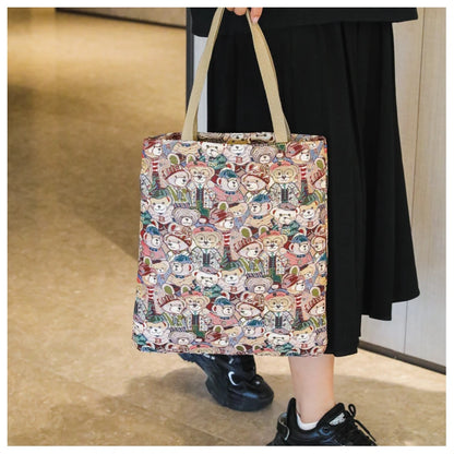 BeiBaoBao Brand Large Capacity Tote Bag For Women HI-Q Travel Handbag For Women Cute Bear Print Women Shoulder Bag Big Bags