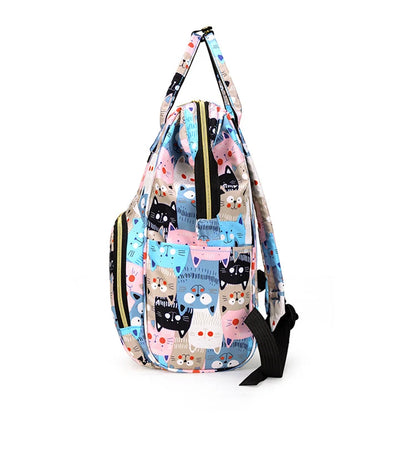 Diaper Bag Backpack Maternity Bag For Baby Fashion Large Capacity Printed Mommy Bag Multifunction Diaper Bags For Mom