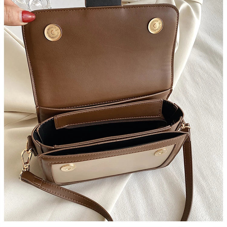 Kadın Çanta için Omuz Çantası - Moda Crossbody Çanta Vintage Koltuk Altı Çantası Kare Satchel