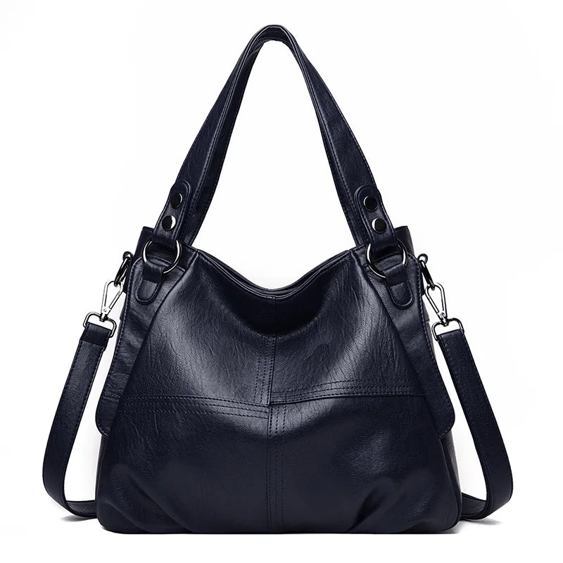 Quality Women's Leather Top Handle Bags Female Shoulder Sac Tote Shopper Bag Bolsa Feminina Luxury Designer Handbags for Woman