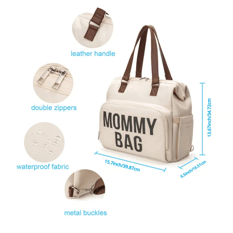 Mommy Bag High-capacity Handheld One Shoulder Oblique Cross Bag Outgoing Convenient Multi Functional Fashion Mother and Baby Bag