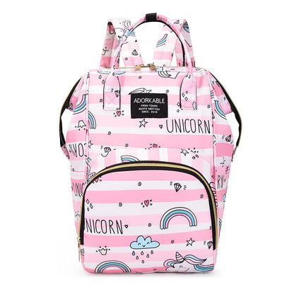 Diaper Bag Backpack Maternity Bag For Baby Fashion Large Capacity Printed Mommy Bag Multifunction Diaper Bags For Mom