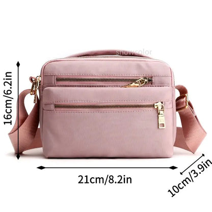 Su geçirmez Omuz Çantası Kadın Rahat Crossbody Çanta Çok Fonksiyonlu Çanta Messenger Çanta