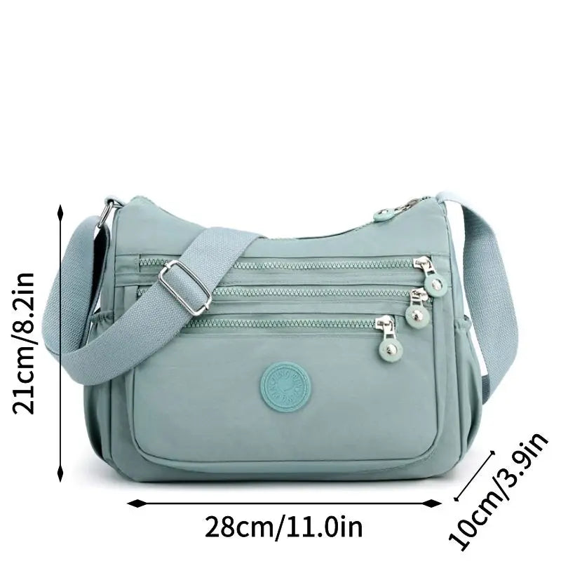 Omuz Çantası Crossbody Çanta Kadın Haberci Çanta Su Geçirmez Naylon Bayan Çanta