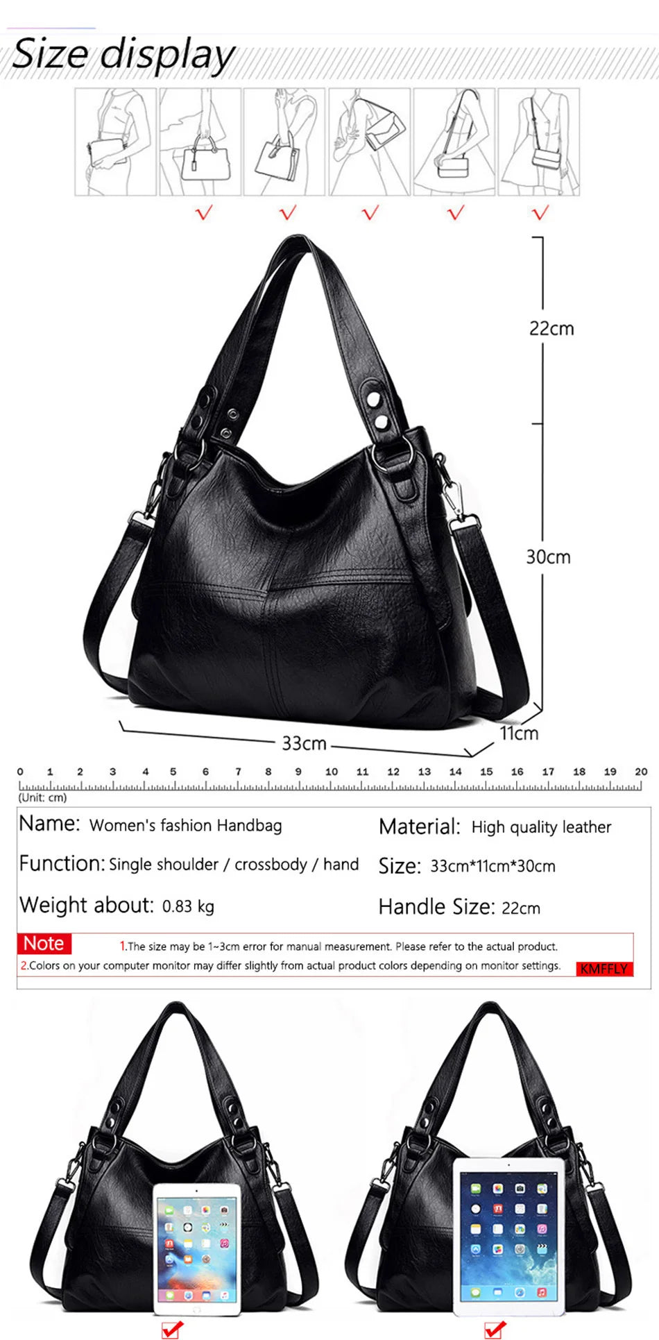 Quality Women's Leather Top Handle Bags Female Shoulder Sac Tote Shopper Bag Bolsa Feminina Luxury Designer Handbags for Woman