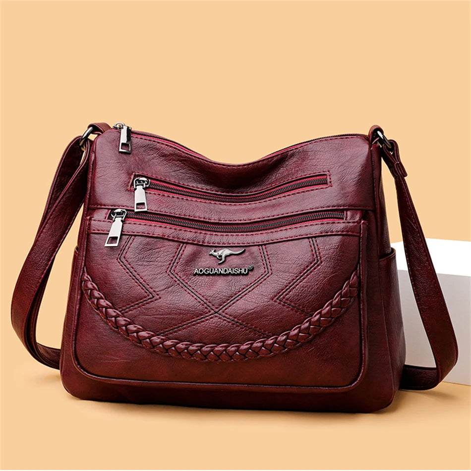 Soft PU Leather Luxury Handbags Purses Women Bags Designer Shoulder Crossbody Bag for Female Branded 2023 Trend Messenger Bags