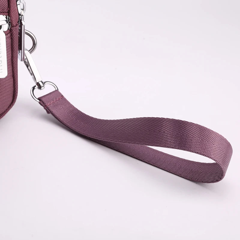 2023 New Fashion Handheld Bag Korean Version Leisure Mom's Bag Nylon Multi Layered Small Square Bag