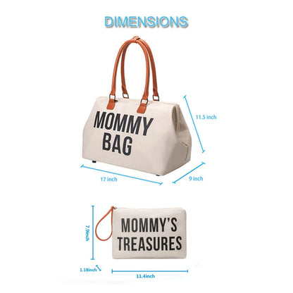 Mommy Bag Hospital Bag for Labor and Delivery Large Diaper Bag for Mom Travel Waterproof Baby Bag with Pouches and Straps