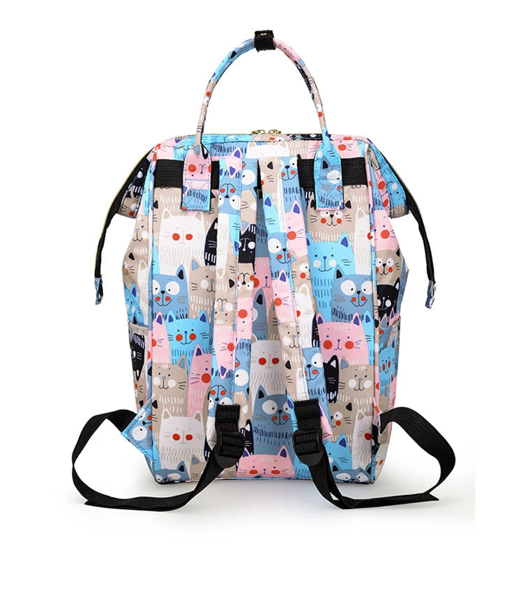 Diaper Bag Backpack Maternity Bag For Baby Fashion Large Capacity Printed Mommy Bag Multifunction Diaper Bags For Mom