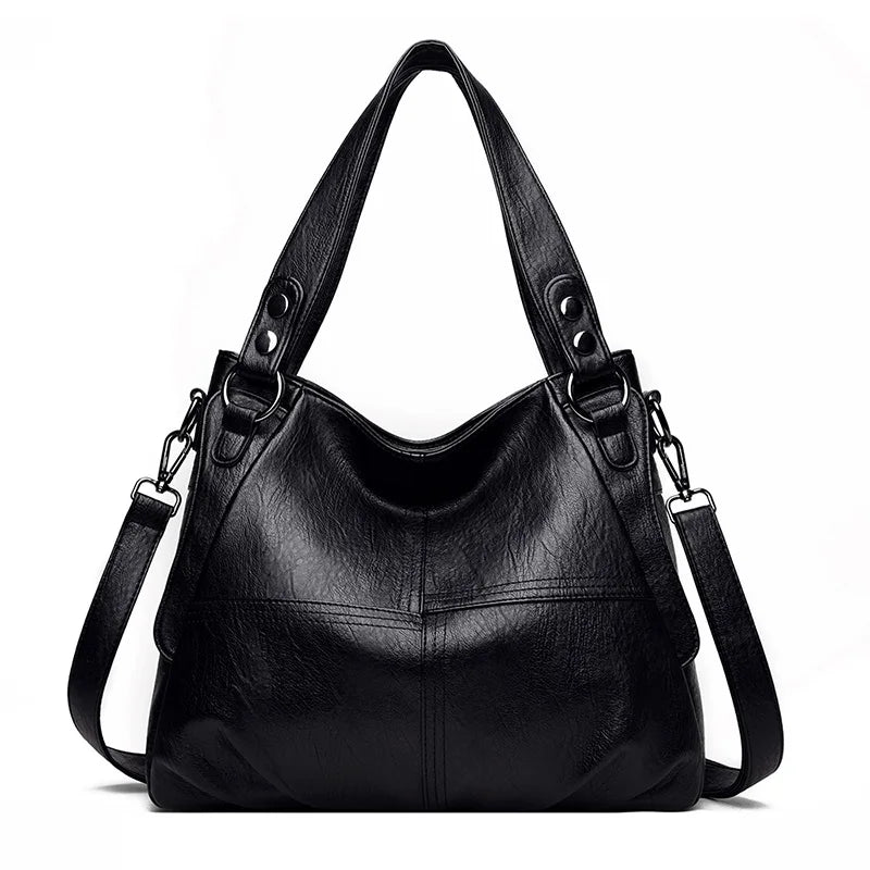 Quality Women's Leather Top Handle Bags Female Shoulder Sac Tote Shopper Bag Bolsa Feminina Luxury Designer Handbags for Woman