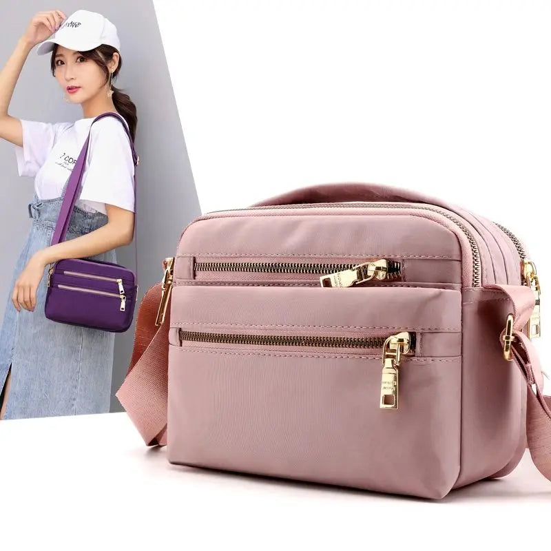 Su geçirmez Omuz Çantası Kadın Rahat Crossbody Çanta Çok Fonksiyonlu Çanta Messenger Çanta