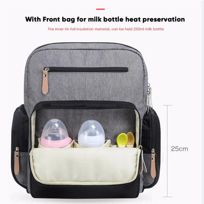 Mommy Diaper Bags Landuo Mother Large Capacity Travel Nappy Backpacks with  Changing Mat Convenient Baby Nursing Bags