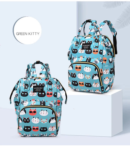 Diaper Bag Backpack Maternity Bag For Baby Fashion Large Capacity Printed Mommy Bag Multifunction Diaper Bags For Mom