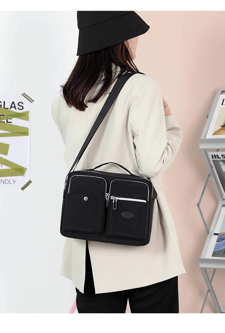 Moda Kadın Çanta Omuz Çantası Naylon Su Geçirmez Bayanlar Messenger Crossbody Çanta