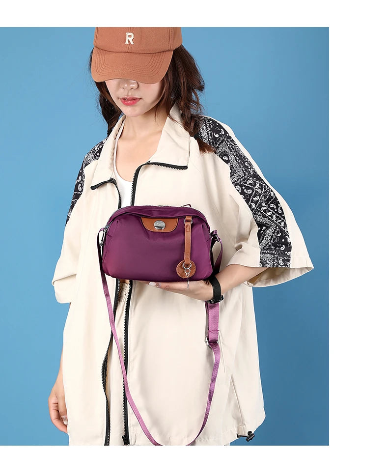 Fashion Shoulder For Women Bag Handbag Nylon Waterproof  CrossBody Bag Ladies Messenger Bag