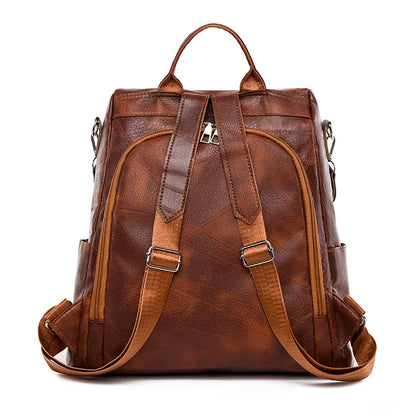 3-in-1 Women Backpacks Vintage Female Shoulder Bags Soft Leather Back Pack Ladies Travel BagPack Luxury Bag For Girls Mochila