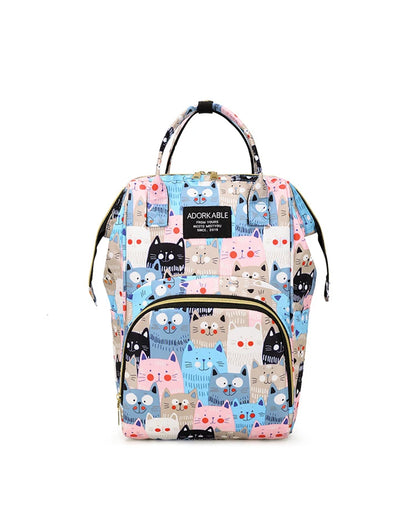 Diaper Bag Backpack Maternity Bag For Baby Fashion Large Capacity Printed Mommy Bag Multifunction Diaper Bags For Mom